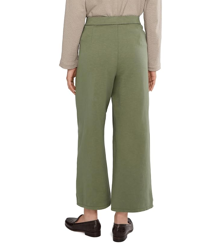 Eileen Fisher Garment Dyed Terry Wide Ankle Pants - Image 4
