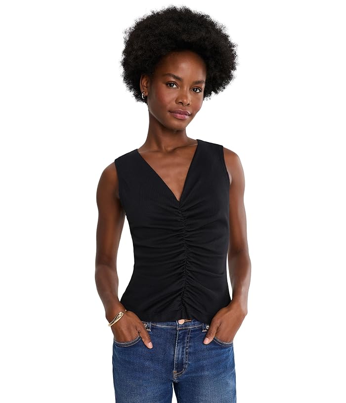 Michael Stars Lune Shirred Front Tank