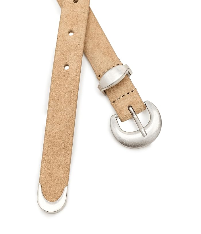 Madewell Domed-Buckle Belt in Suede - Image 3