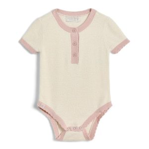 Barefoot Dreams Kids Scalloped Onesie (Infant)