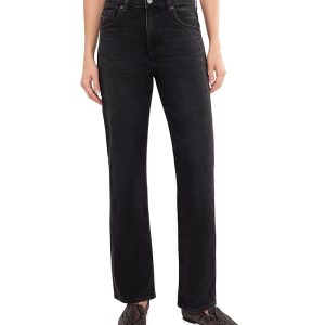 AG Jeans Brinley Mid-Rise Straight Jeans in Octave