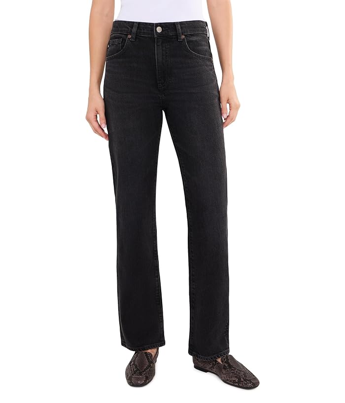 AG Jeans Brinley Mid-Rise Straight Jeans in Octave