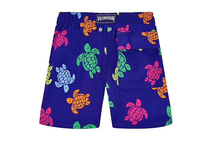 Vilebrequin Kids Stretch Fabric Tortues Multicolores (Toddler/Little Kid/Big Kid) - Image 2