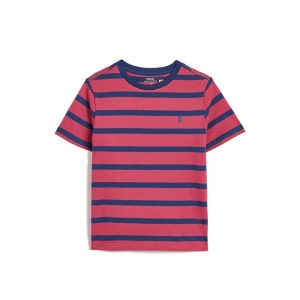 Polo Ralph Lauren Kids Striped Cotton Jersey Tee (Toddler/Little Kid)