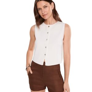 525 america Francesca Button Front Vest