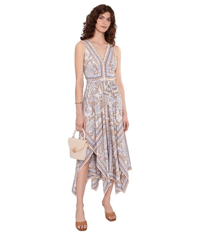 Lauren Ralph Lauren Paisley Georgette Handkerchief-Hem Dress - Image 2