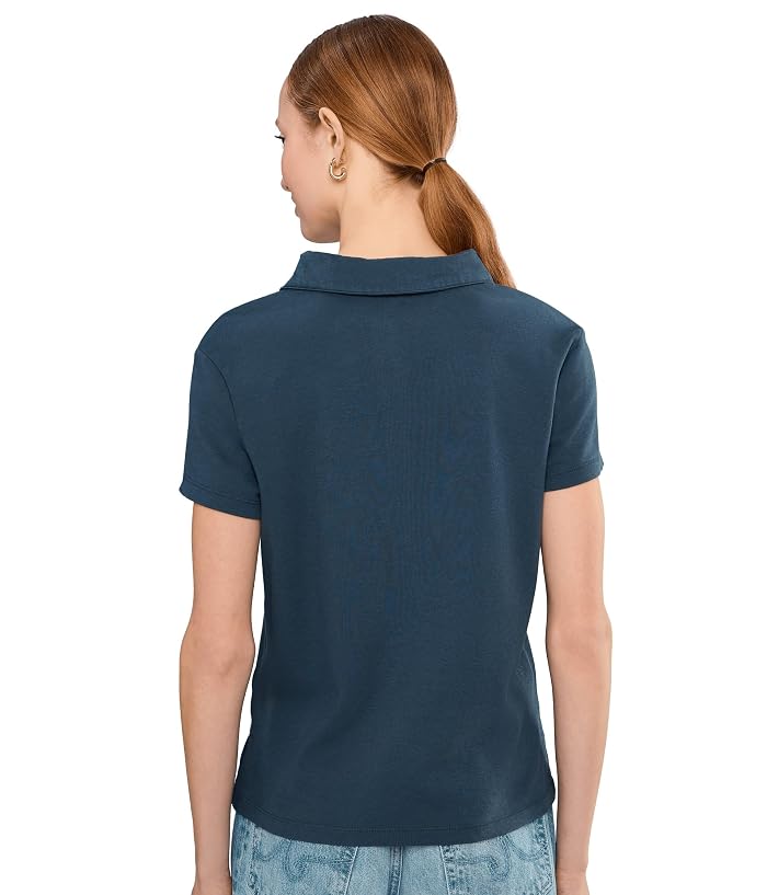 Mod-o-doc Short Sleeve Boxy Polo Tee - Image 4