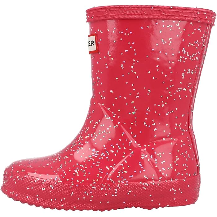Hunter Kids Original First Classic Giant Glitter Wellington Boots (Toddler/Little Kid) - Image 4