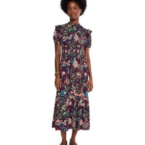 Adrianna Papell Printed Midi Dress