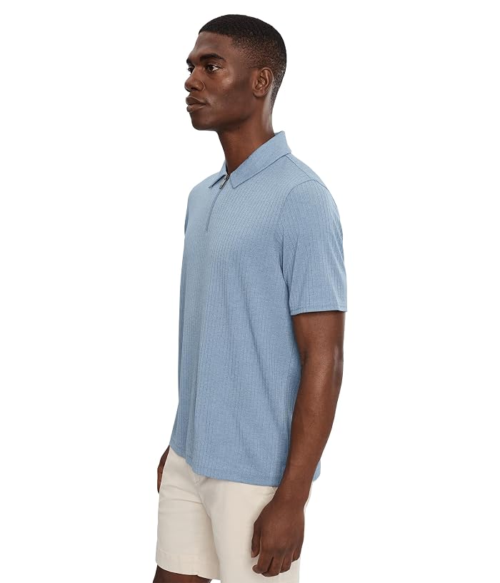 Johnston & Murphy Finn Ribbed Zip Polo - Image 3