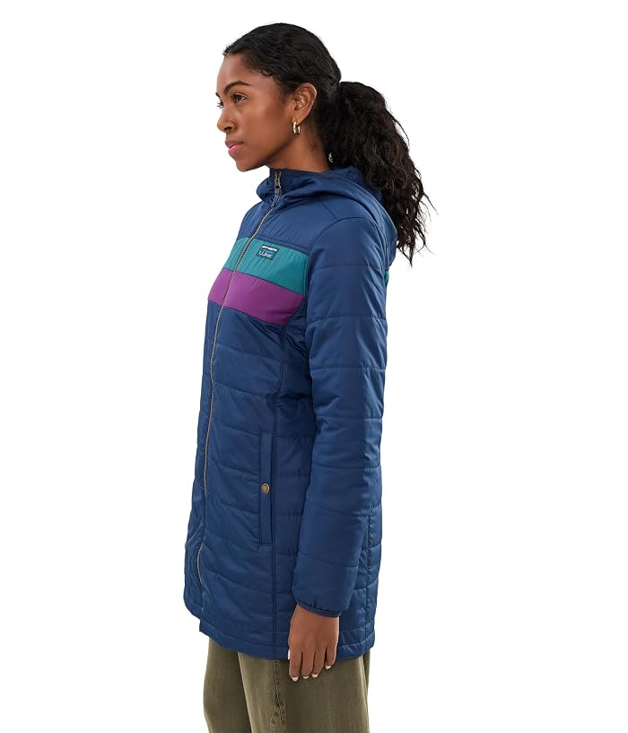 L.L.Bean Mountain Classic Puffer Coat Color-Block - Image 3