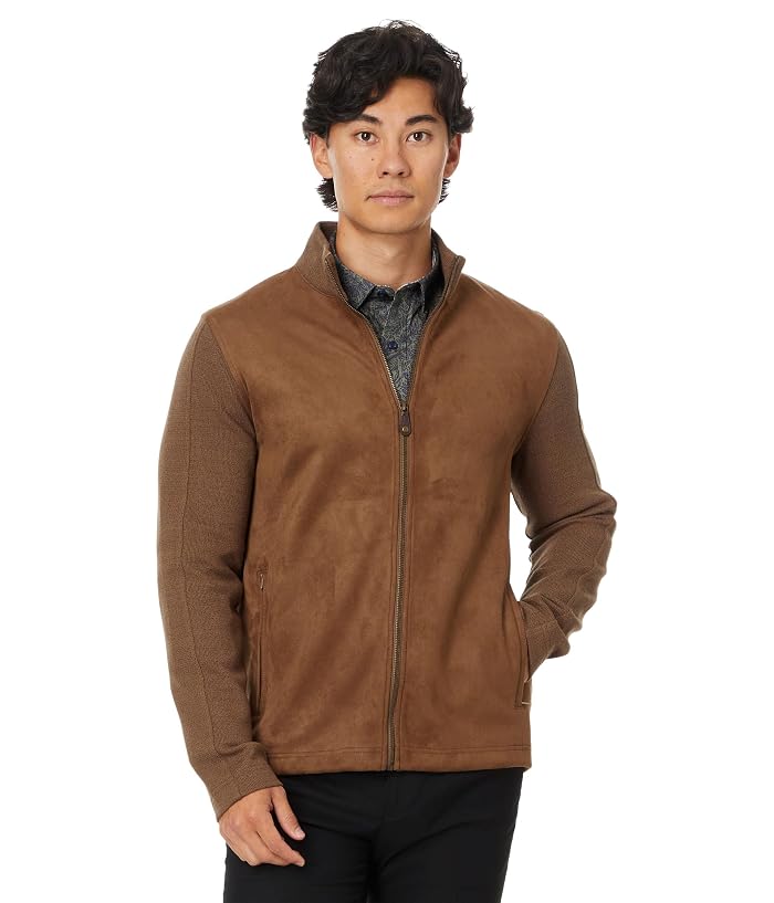 Johnston & Murphy Suede Full Zip