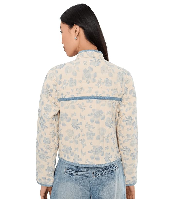 Blank NYC Love Song Floral Quilted Jacket - Image 4