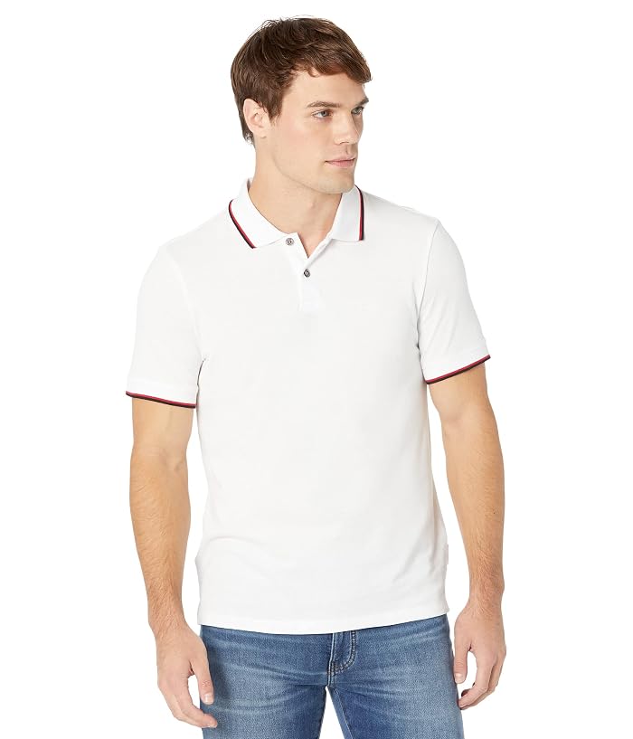 Armani Exchange Slim Fit Pique Logo Polo