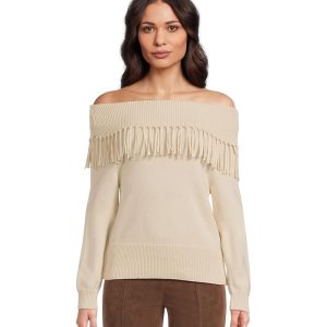 Splendid Simone Fringe Sweater