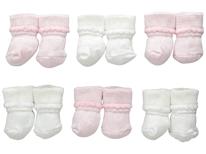 Jefferies Socks Unisex-Baby Newborn Bubble Stitch Rock-A-Bye Bootie 6 Pair Pack