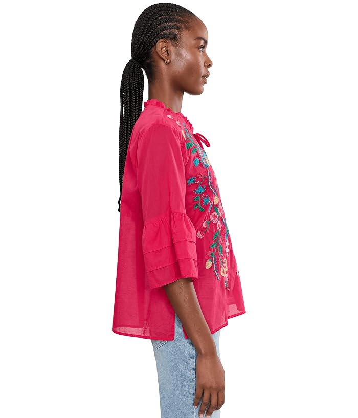 Johnny Was Ruffle Sleeve Blouse - Soline - Image 3