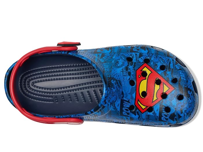 Crocs Kids Classic Superman Clogs (Little Kid/Big Kid) - Image 2