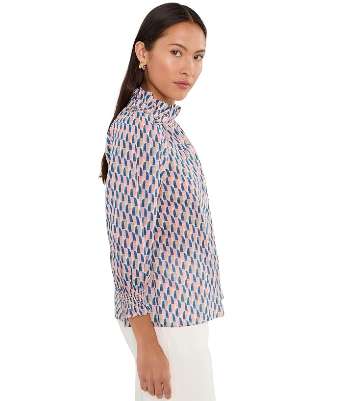 NIC+ZOE Petite Sideways Cotton Crinkle Shirt - Image 3