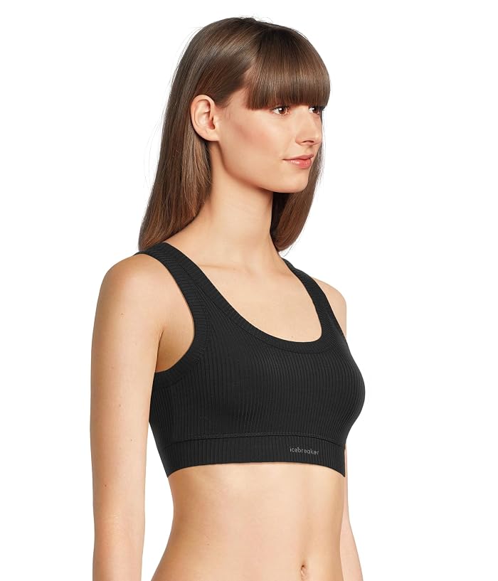 Icebreaker Merino Blend Rib Lotus Bra - Image 2