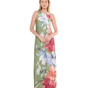 Tommy Bahama Jasmina Island Bloom Sleeveless Maxi Dress