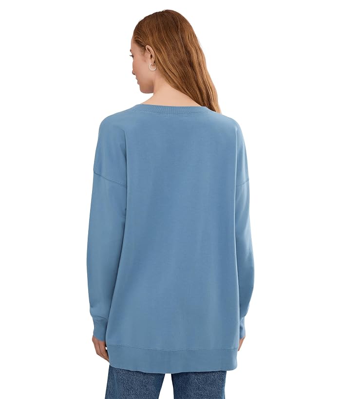 Mod-o-doc Long Sleeve Open V-Neck Sweatshirt - Image 4