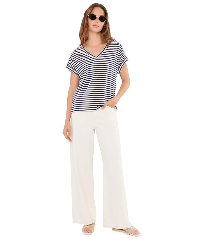 Tommy Bahama Kauai Stripe V-Neck Short Sleeve Tee - Image 2
