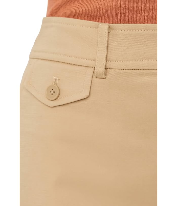 Lauren Ralph Lauren Double-Faced Stretch Cotton Cropped Pants - Image 4