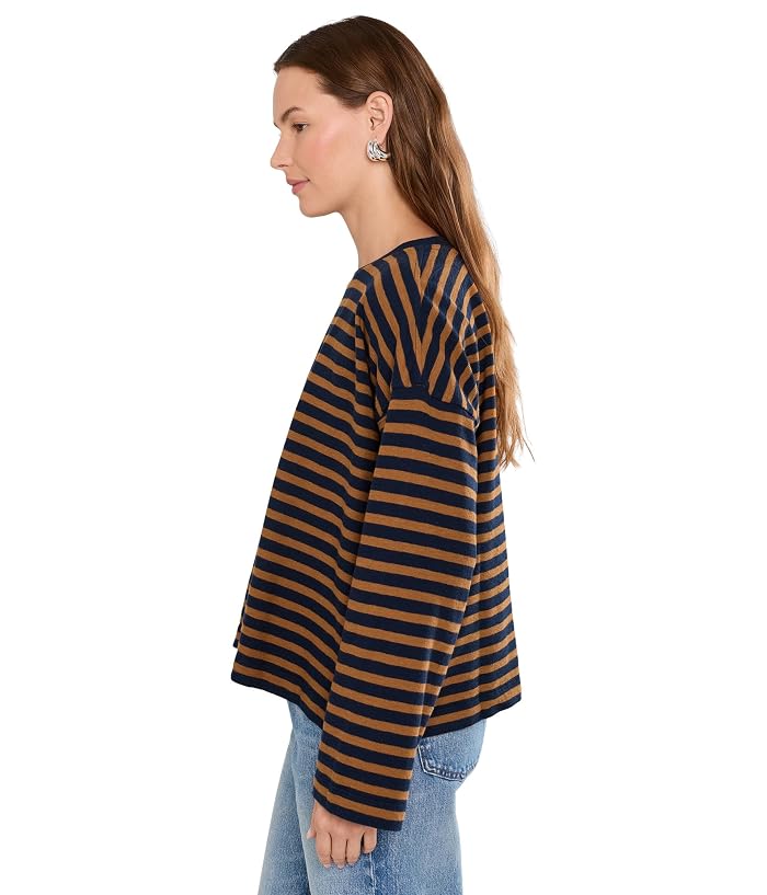Madewell Easy Crewneck Long-Sleeve Tee in Stripe - Image 3