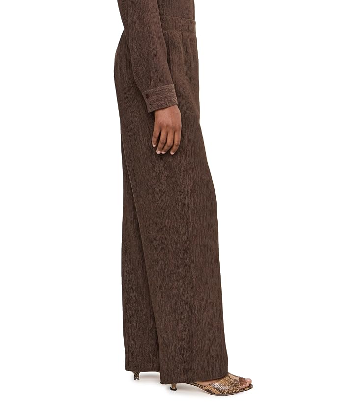Eileen Fisher Woven Plisse Straight Pants - Image 3