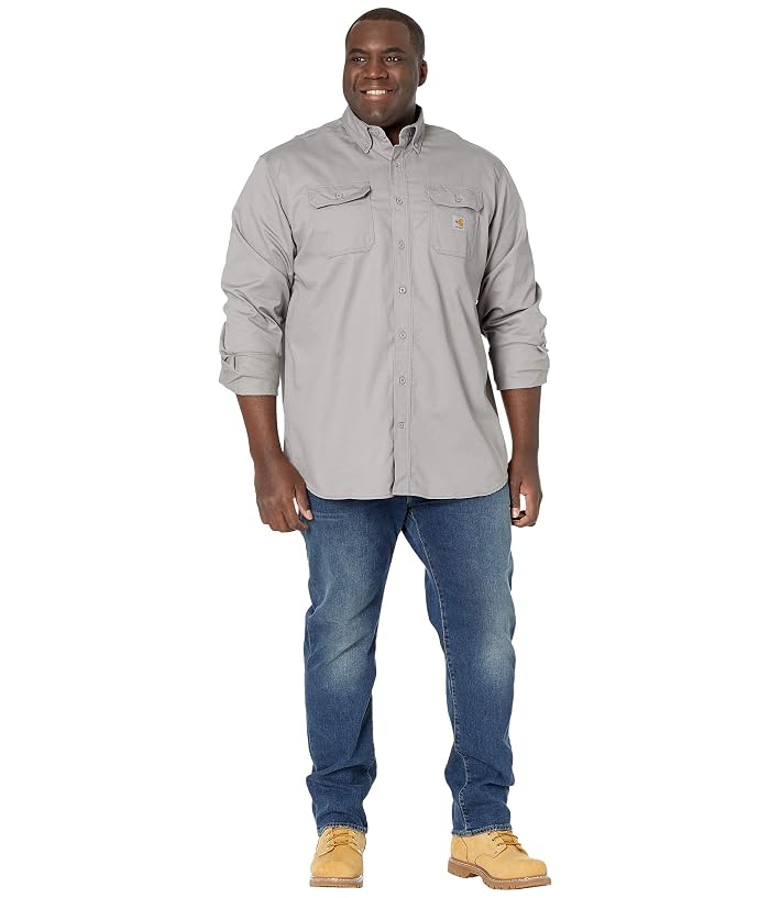 Carhartt Big & Tall Flame-Resistant Classic Twill Shirt - Image 4