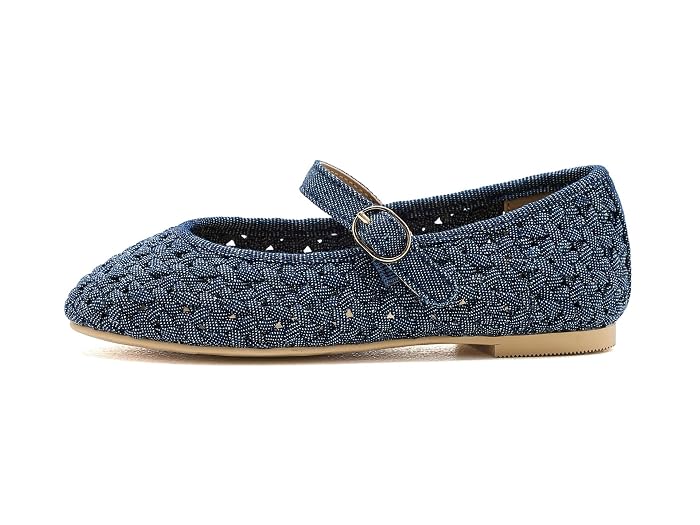 Janie and Jack Denim Ballet Flats (Toddler/Little Kid/Big Kid) - Image 4