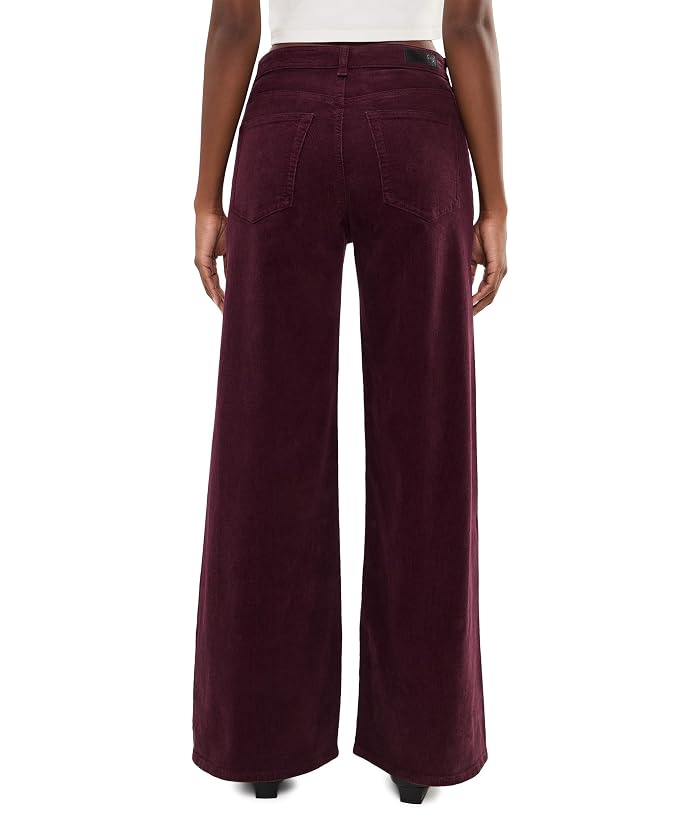AG Jeans Saige Wide Leg Mid-Rise Fit Corduroy Pants - Image 4