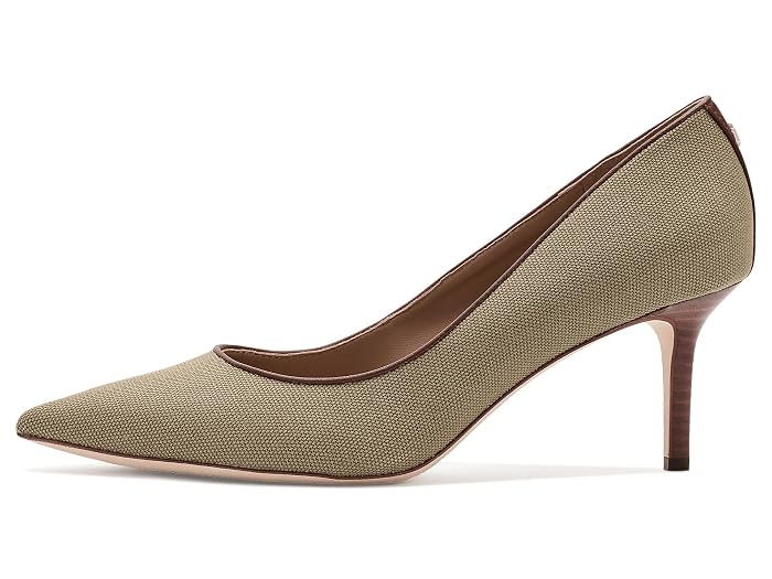 Lauren Ralph Lauren Lanette Washed Canvas Pumps - Image 4
