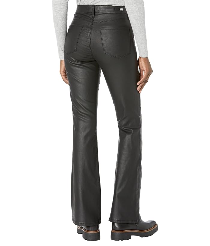 KUT from the Kloth Ana High-Rise Fab Ab Flare-Baby All Over- Coated - Image 2