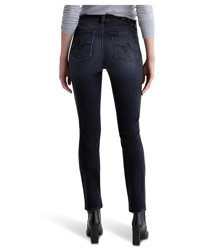 AG Jeans Mari Mid Rise Slim Straight Jean In Glitch - Image 2
