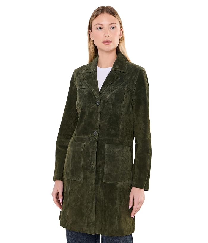 Blank NYC Spicy Herbs Trench Coat