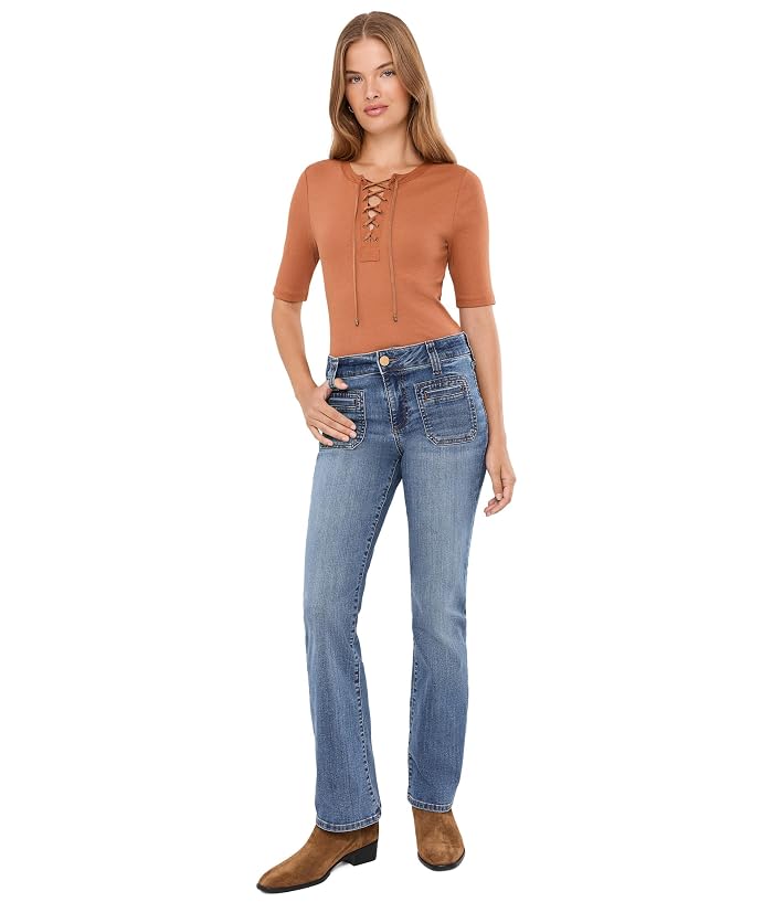 KUT from the Kloth Petite Natalie Bootcut in Interactive - Image 2