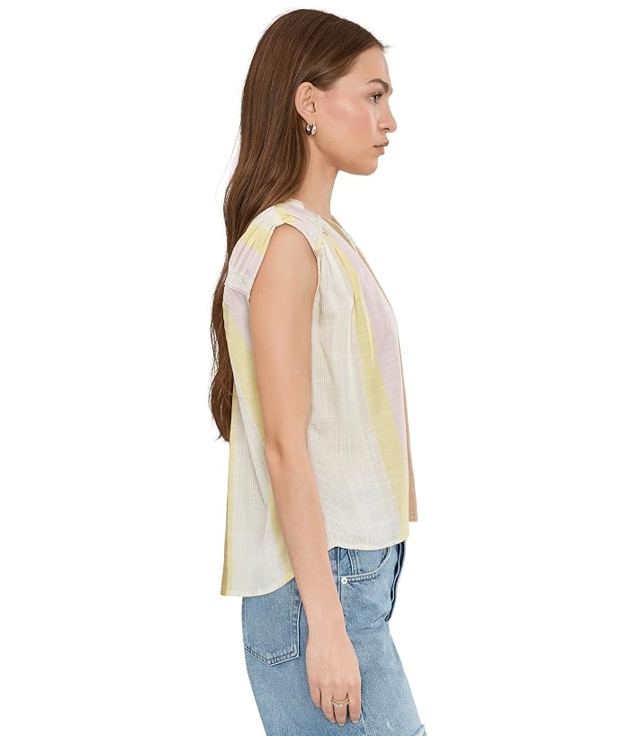 Liverpool Los Angeles Dolman Button Front Woven Blouse With Shirring - Image 3