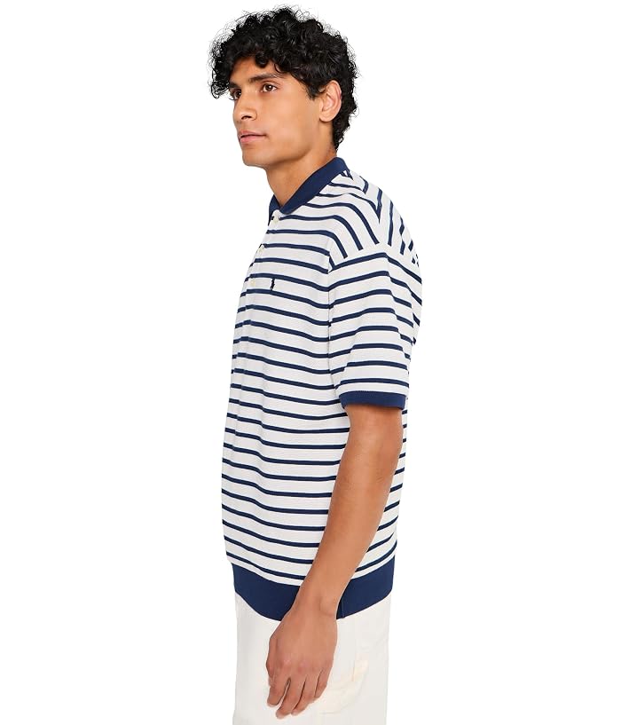 Polo Ralph Lauren Relaxed Fit Striped Textured Polo Shirt - Image 3