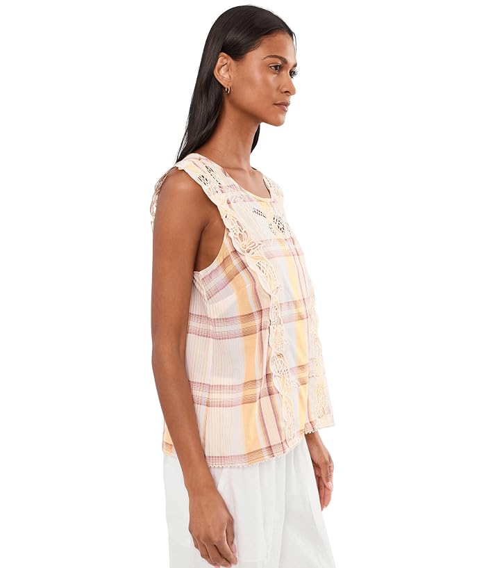 Liverpool Los Angeles Cap Sleeve Dolman Embroidered Woven Top - Image 3