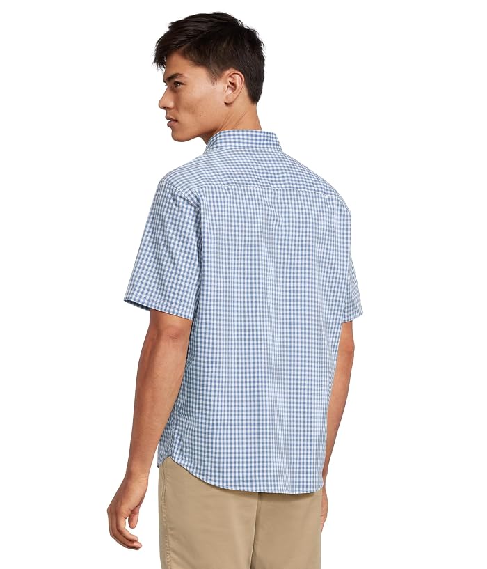 L.L.Bean Comfort Stretch Performance Shirt Short Sleeve Slightly Fitted Plaid - Image 3
