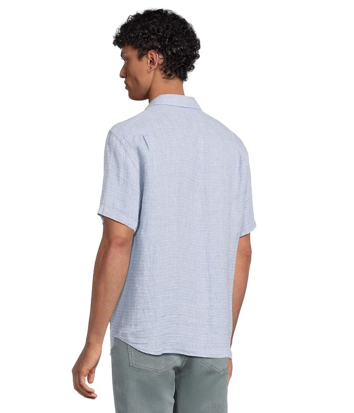 Faherty Short Sleeve Palma Linen Shirt - Image 3