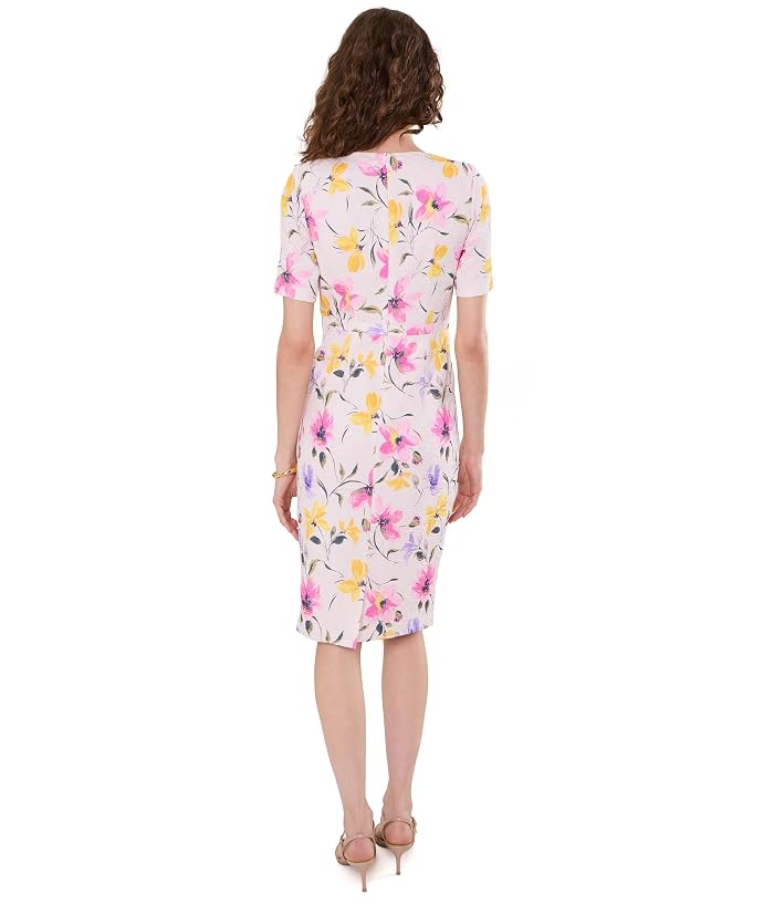 Adrianna Papell Mini Bow Sheath Dress - Image 4