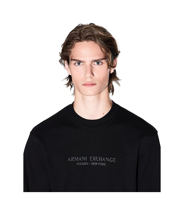 Armani Exchange Milano/New York Logo Pullover Sweatshirt - Image 3