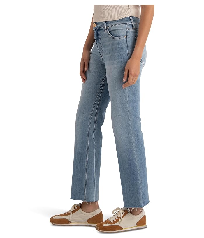 KUT from the Kloth Kelsey High Rise Fab Ab Ankle Flare-Nset Leg - Image 2
