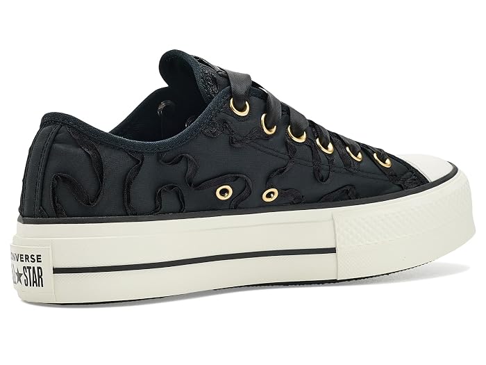 Converse Chuck Taylor All Star Lift Platform Ribbon Low Top Sneakers - Image 3