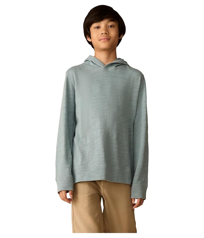 Faherty kids Slub Cotton Hoodie (Big Kid)