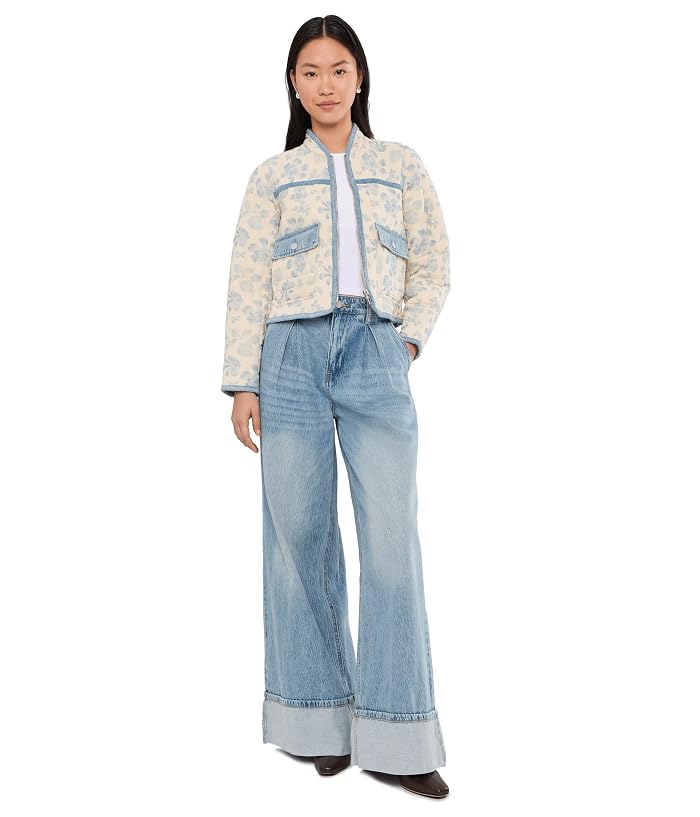 Blank NYC Love Song Floral Quilted Jacket - Image 2