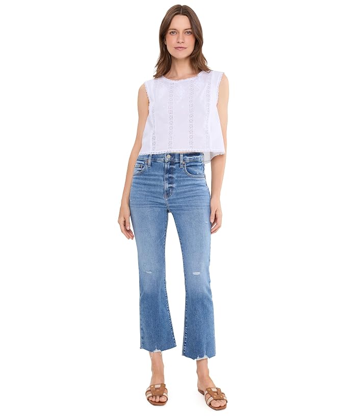 DAZE Shy Girl High-rise Crop Flare In Wide Awake Vintage - Image 2
